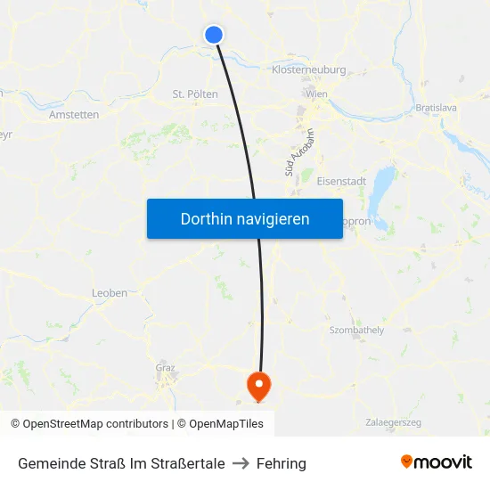 Gemeinde Straß Im Straßertale to Fehring map