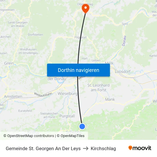 Gemeinde St. Georgen An Der Leys to Kirchschlag map