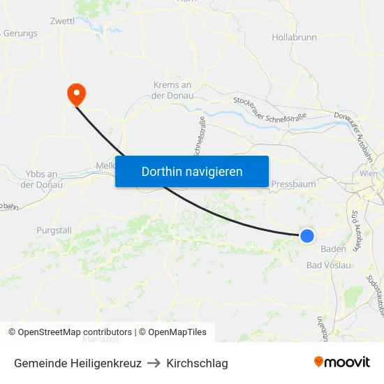 Gemeinde Heiligenkreuz to Kirchschlag map