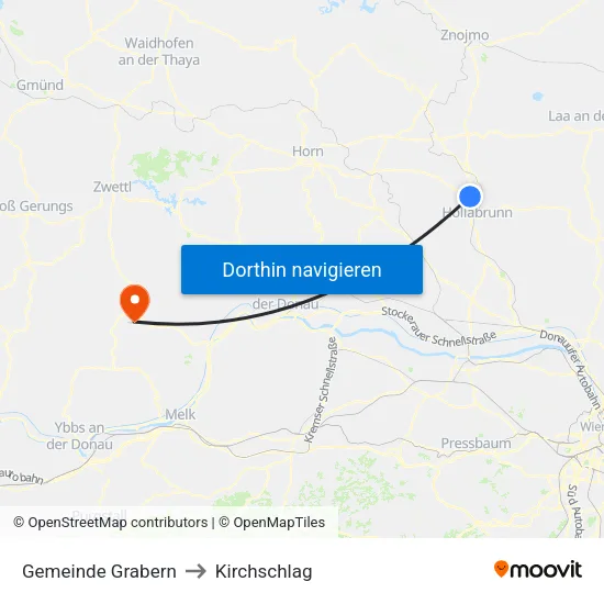 Gemeinde Grabern to Kirchschlag map