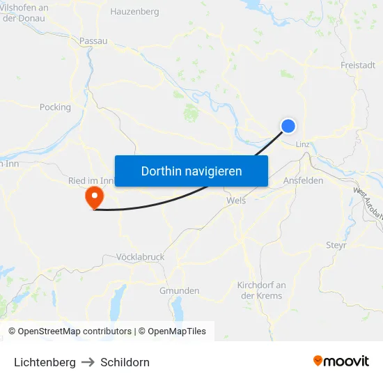 Lichtenberg to Schildorn map