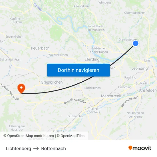 Lichtenberg to Rottenbach map