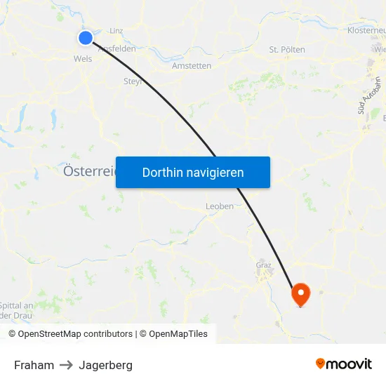 Fraham to Jagerberg map