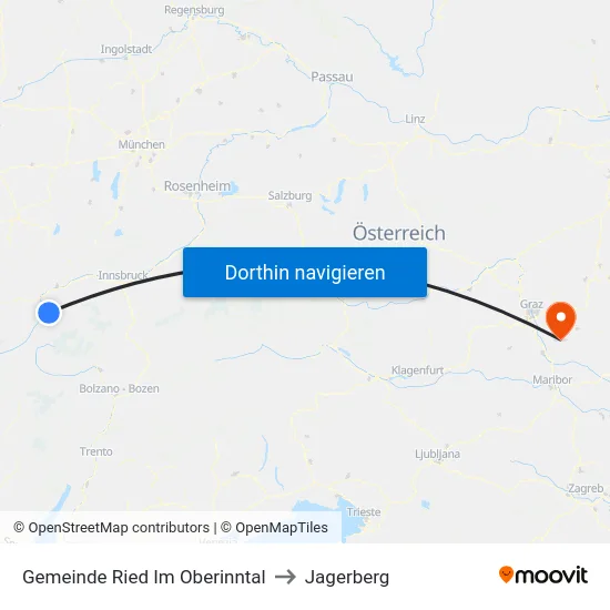 Gemeinde Ried Im Oberinntal to Jagerberg map