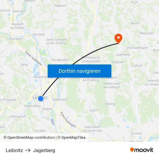Leibnitz to Jagerberg map