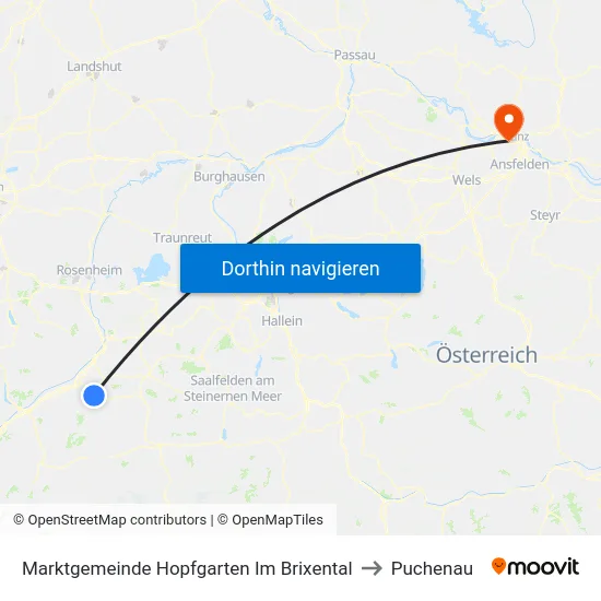 Marktgemeinde Hopfgarten Im Brixental to Puchenau map