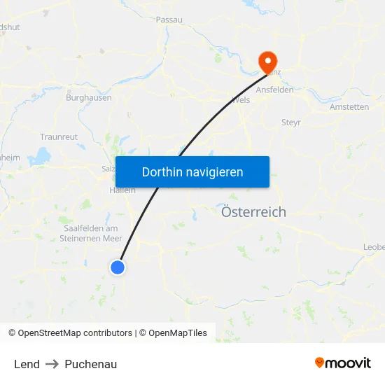 Lend to Puchenau map