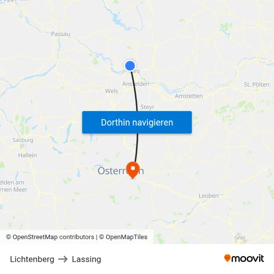 Lichtenberg to Lassing map