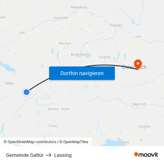 Gemeinde Galtür to Lassing map