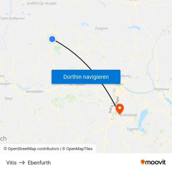 Vitis to Ebenfurth map