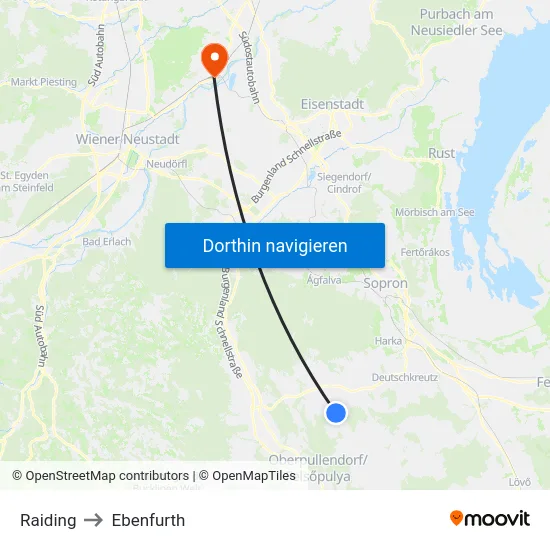 Raiding to Ebenfurth map