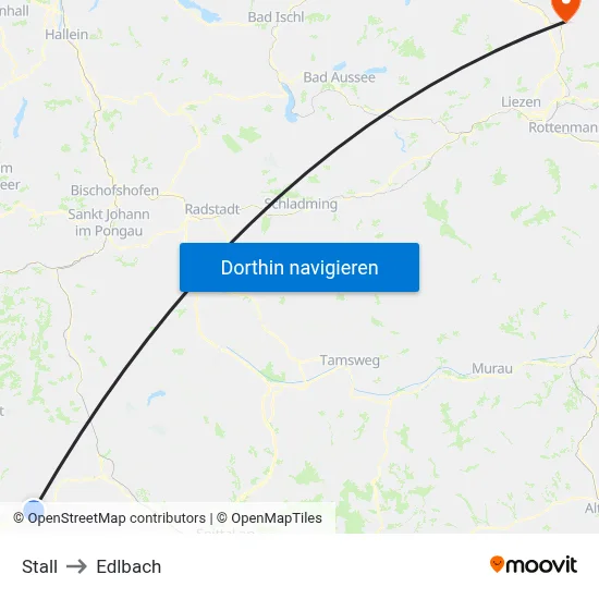 Stall to Edlbach map