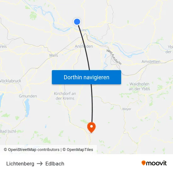 Lichtenberg to Edlbach map