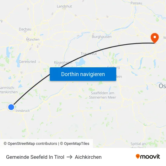 Gemeinde Seefeld In Tirol to Aichkirchen map