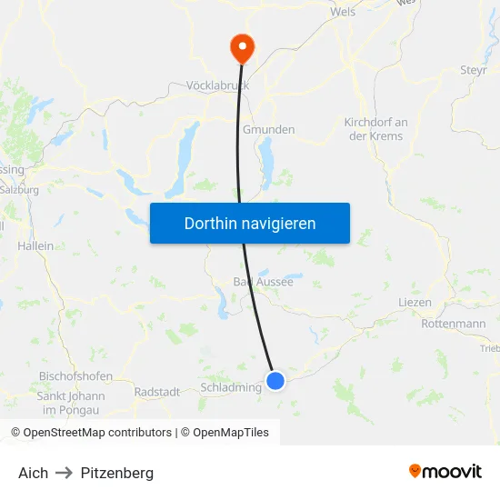 Aich to Pitzenberg map