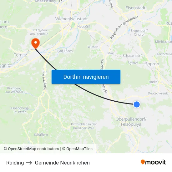 Raiding to Gemeinde Neunkirchen map