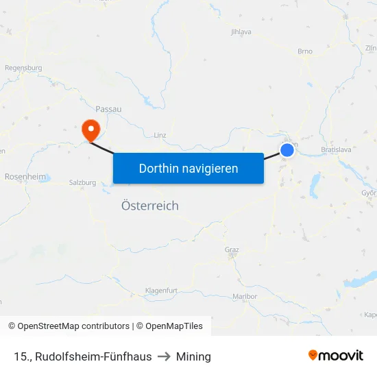 15., Rudolfsheim-Fünfhaus to Mining map