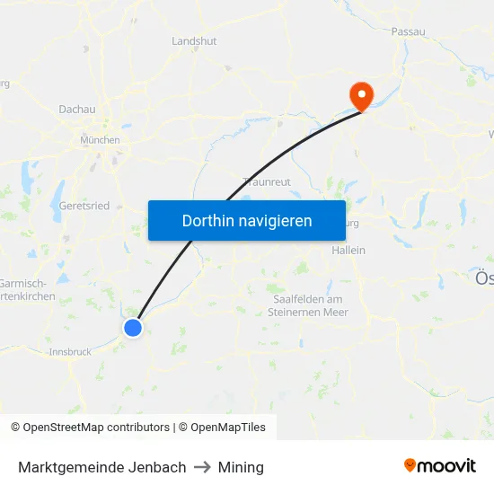 Marktgemeinde Jenbach to Mining map