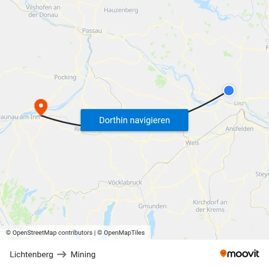 Lichtenberg to Mining map