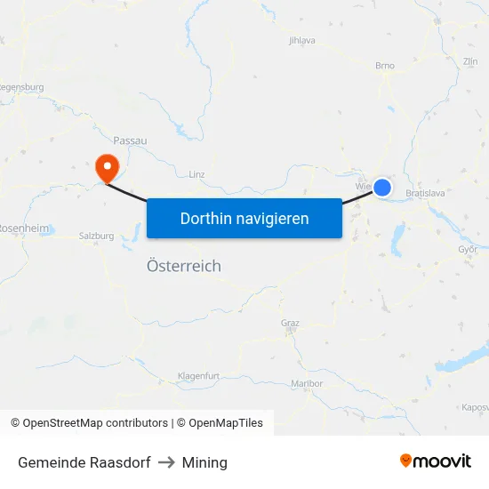 Gemeinde Raasdorf to Mining map