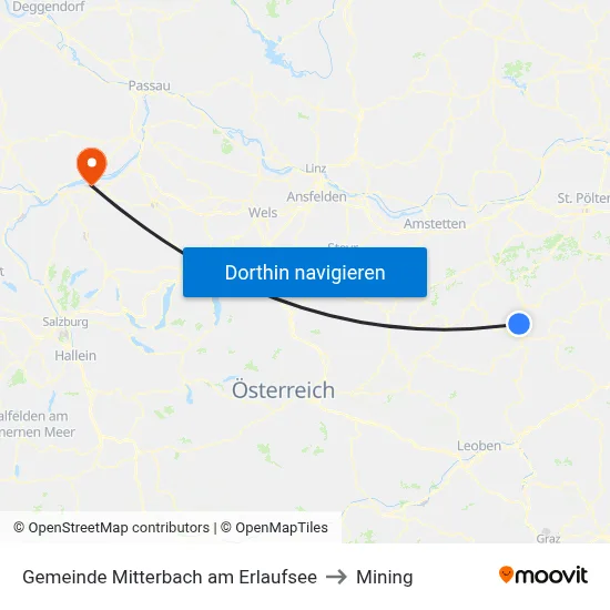 Gemeinde Mitterbach am Erlaufsee to Mining map