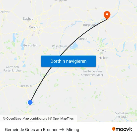 Gemeinde Gries am Brenner to Mining map