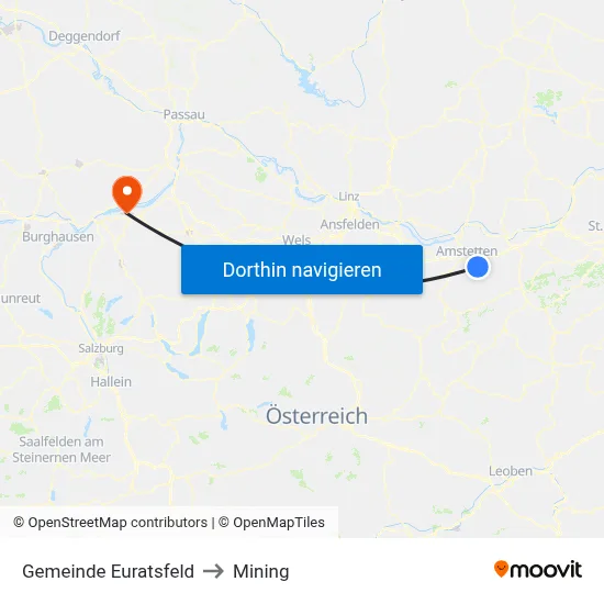 Gemeinde Euratsfeld to Mining map
