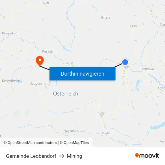 Gemeinde Leobendorf to Mining map