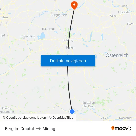Berg Im Drautal to Mining map