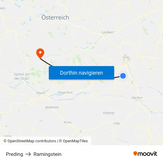 Preding to Ramingstein map