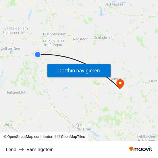 Lend to Ramingstein map
