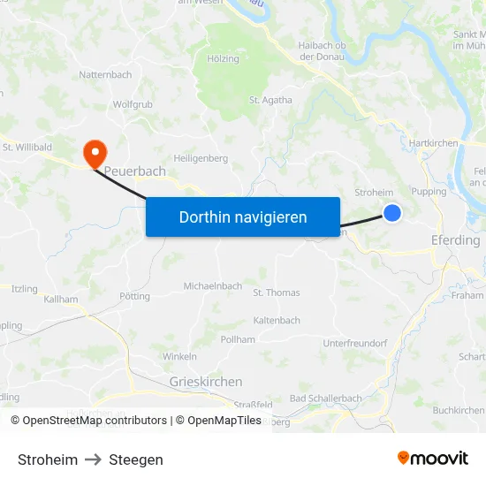 Stroheim to Steegen map