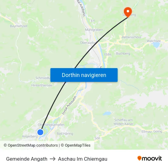 Gemeinde Angath to Aschau Im Chiemgau map