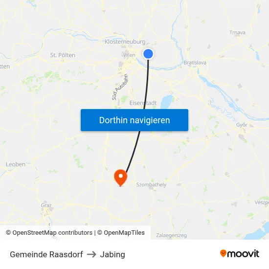 Gemeinde Raasdorf to Jabing map