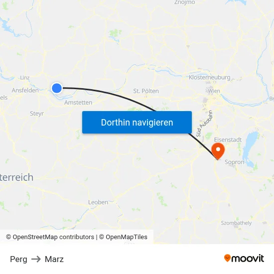 Perg to Marz map