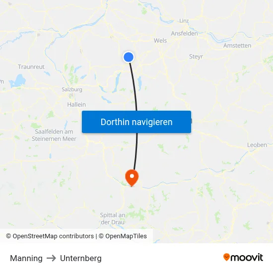 Manning to Unternberg map