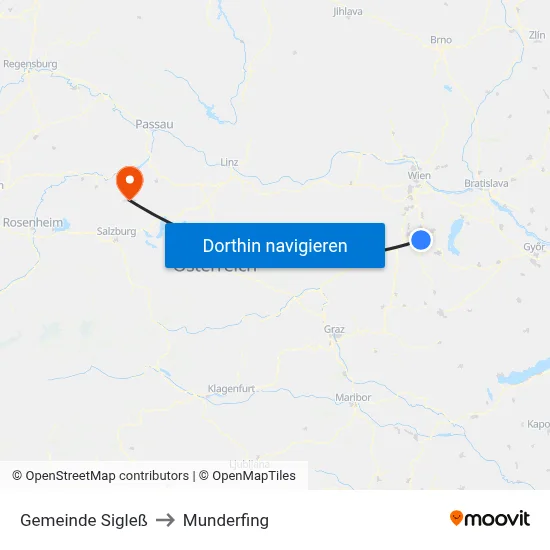 Gemeinde Sigleß to Munderfing map