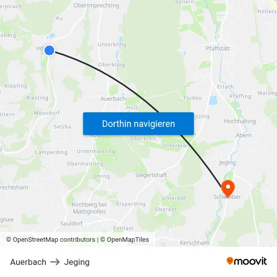 Auerbach to Jeging map