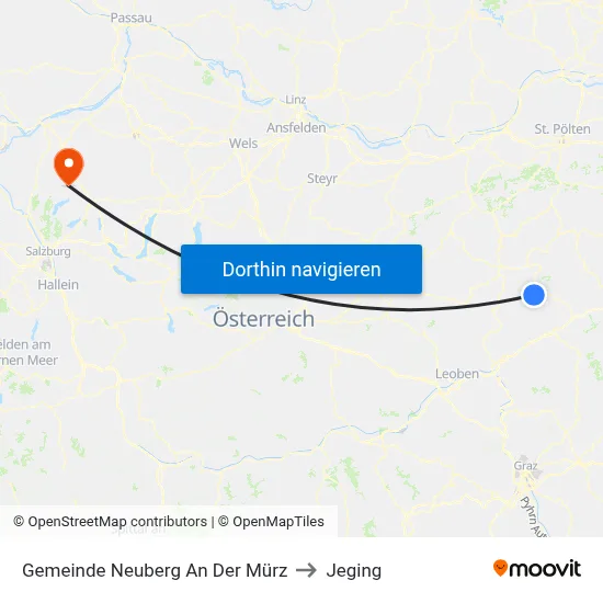 Gemeinde Neuberg An Der Mürz to Jeging map