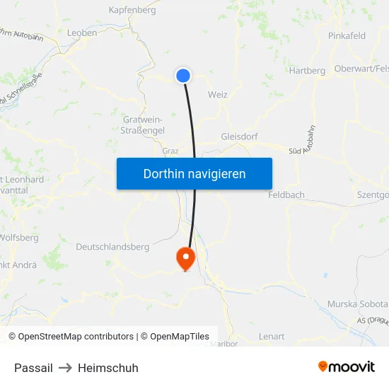 Passail to Heimschuh map