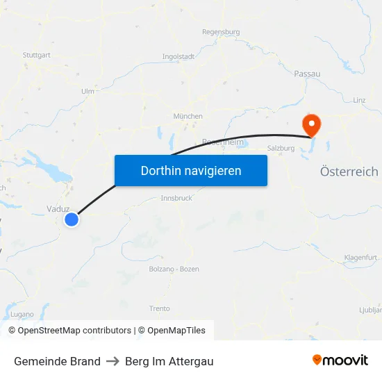 Gemeinde Brand to Berg Im Attergau map