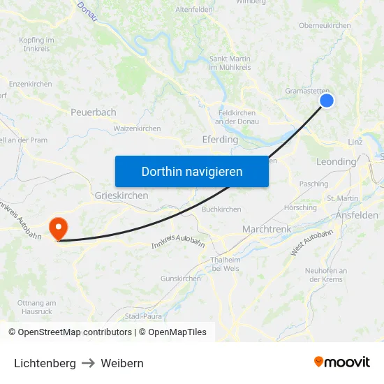 Lichtenberg to Weibern map