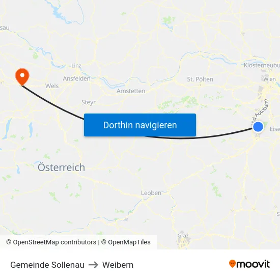 Gemeinde Sollenau to Weibern map