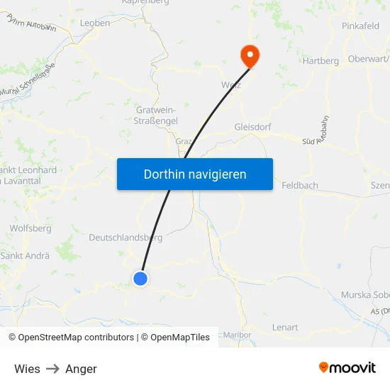 Wies to Anger map