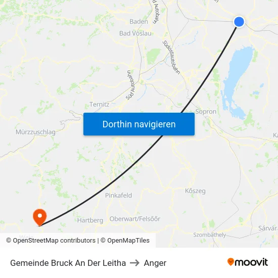 Gemeinde Bruck An Der Leitha to Anger map