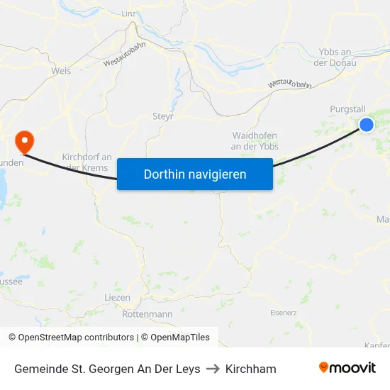 Gemeinde St. Georgen An Der Leys to Kirchham map