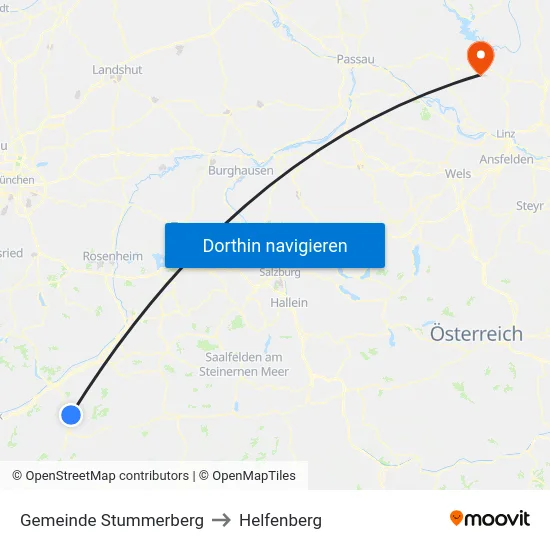 Gemeinde Stummerberg to Helfenberg map