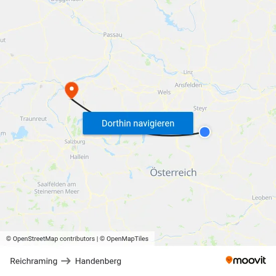 Reichraming to Handenberg map