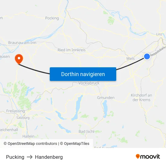 Pucking to Handenberg map