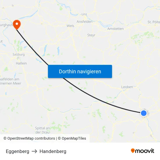 Eggenberg to Handenberg map